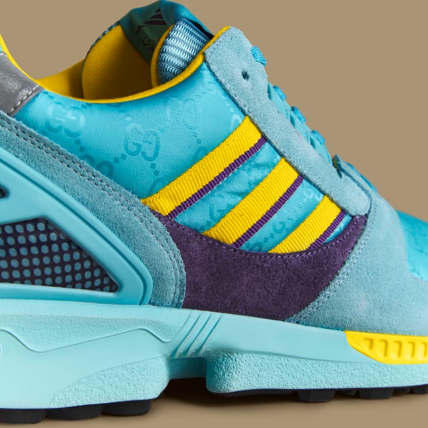 GUCCI☆CLEAR&GLAY Gucci X ZX 8000 'Aqua GG Monogram' - Adidas - IE2272 - clear
